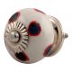 Navy Blue Dot Ceramic Cabinet Knob Online